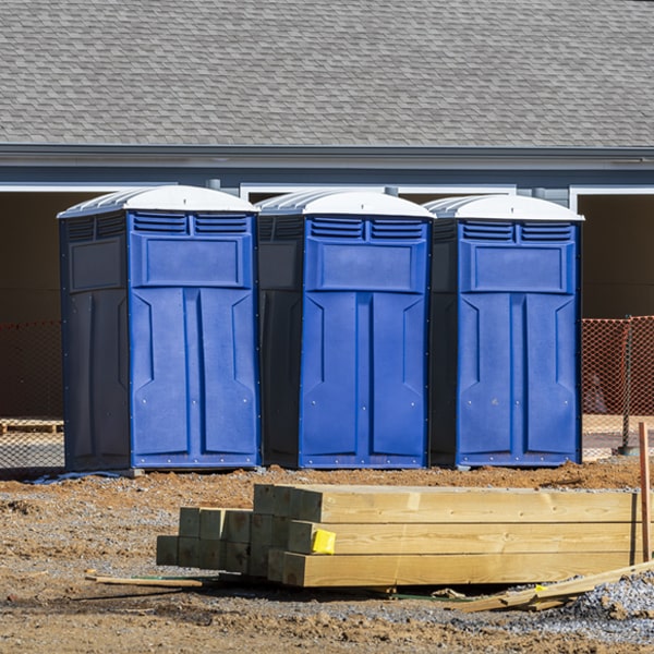 are there any restrictions on where i can place the porta potties during my rental period in Changewater